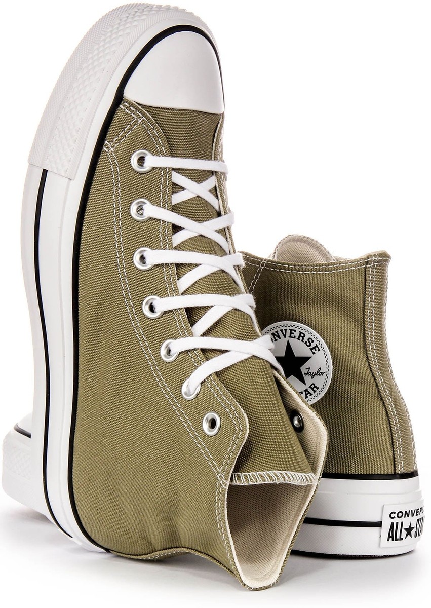 Converse A07571C Chuck Taylor All Star Lift Platform Olive Green