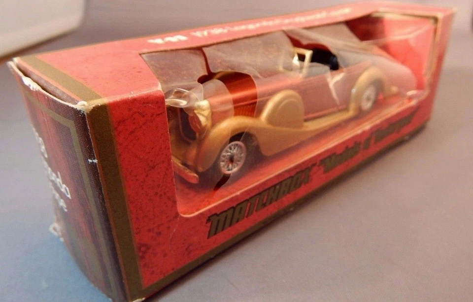 LESNEY MATCHBOX MODELS OF YESTERYEAR Y-11 1938 LAGONDA DROPHEAD COUPE & BOX    - Image 3 of 4
