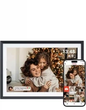 Poxedge, Frameo 10.1 in Smart WiFi Digital Photo Frame,Electronic Picture 