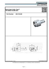 VDI30, Morse taper holder, Type F DIN 69880-F30-MK-DK3..FORM F1 MT3, 202.135.220