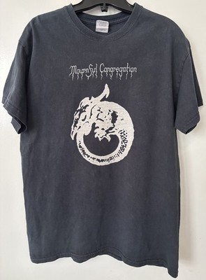 Mournful Congregation 2012 Tour Shirt Medium Used Thergothon Evoken Bell Witch