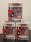Funko Pop Deadpool Figures Lot of 3 111, 112, 123