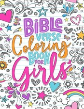Bible Verse Coloring Book for Girls - paperback Inspired To Grace
