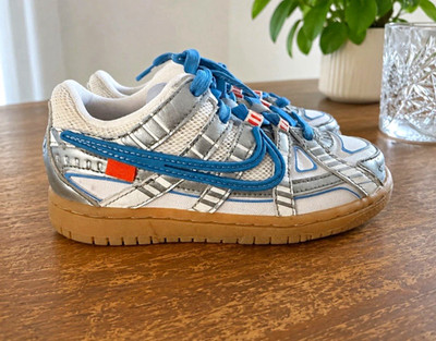 Nike x Off-White Air Rubber Dunk University Blue Sneaker White EU 28 Low Top