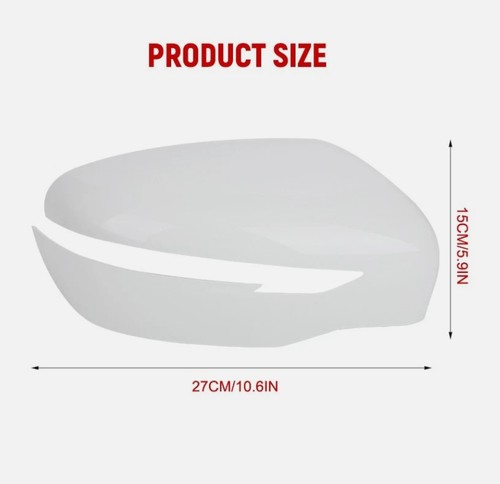 2014-20 Rogue For Nissan 2015-2021 Murano White Cap Cover Mirror Side Right Wing - Picture 2 of 7