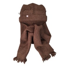 Charles Jeffrey Loverboy Alpaka Katzenohr Beanie & Schal Grobstrick...