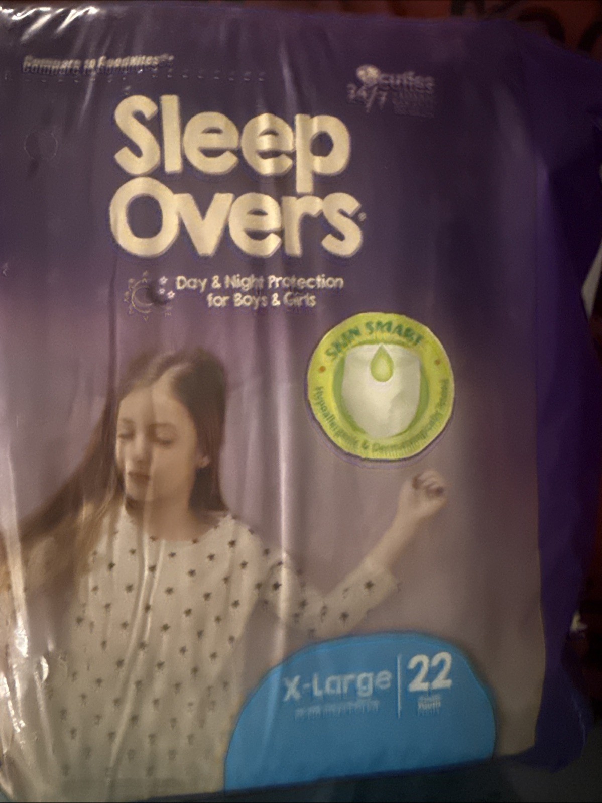 Sleep Overs Youth Underwear, Size X-Large (85-140 Lbs), 22-C