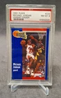 1991 Fleer #220 Michael Jordan Leaders Bulls Basketball Card PSA 8 NM-MINT HOF