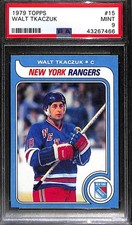 1979-80 TOPPS #15 WALT TKACZUK PSA 9 Mint 43267466 