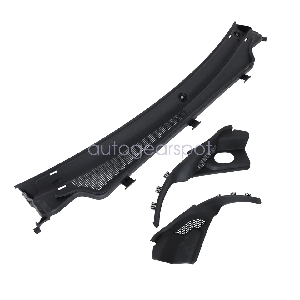 Cubierta de ventilación del capó de la rejilla del limpiaparabrisas para Dodge Durango 2016-2025 Foto 4 de 4