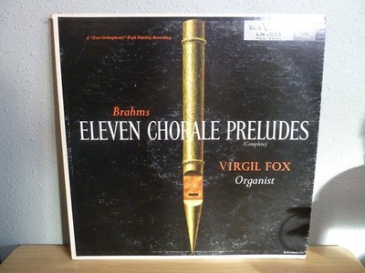 Johannes Brahms - Eleven Chorale Preludes (12'' Vinyl Record) Used