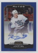 2022-23 O-Pee-Chee Platinum Blue Rainbow Auto Kole Lind #BA-LI Auto 0cv
