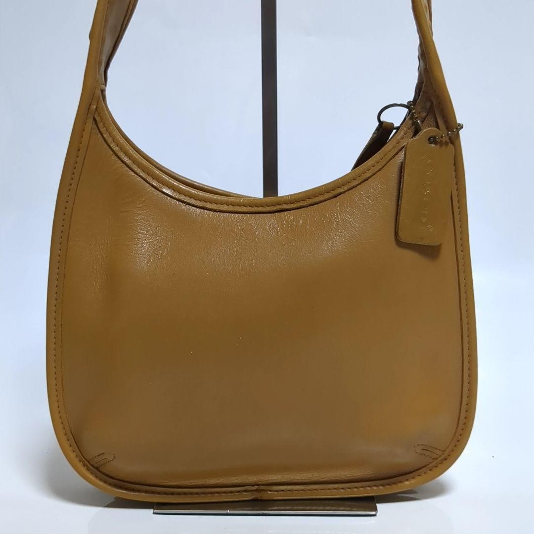 OLD COACH Ergo 9020 Zip Hobo Shoulder Bag Yellow Vintage OLD COACH Ergo 9020 Zip Hobo Shoulder Bag Yellow Vintage