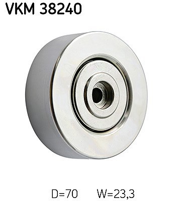 SKF Umlenk-/FüHrungsrolle, Keilrippenriemen Links, Mitte, Oben, Rechts, Vorne-image