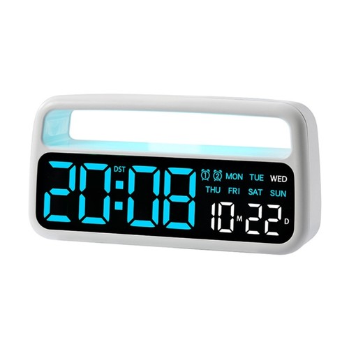 Digital Alarm Clock Desk Clock for Living Room Bedroom with Dimmer Night Light - Picture 13 of 13