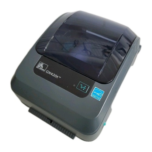 Zebra GX420t Direct Thermal Label Printer GX42-102411-000 - TESTED - NO AC adapt - 第 1/10 張圖片
