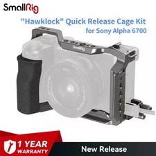SmallRig A6700 HawkLock Quick Release Cage Kit for Sony Alpha 6700 Camera