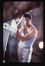 Sylvester Stallone Lock Up Original 35mm Transparency Sexy Tank Top Photo Shoot