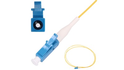 5903148910154 Pigtail PVC, Jednomodowy, 900um G.652D 1m Extralink LC/UPC Extrali