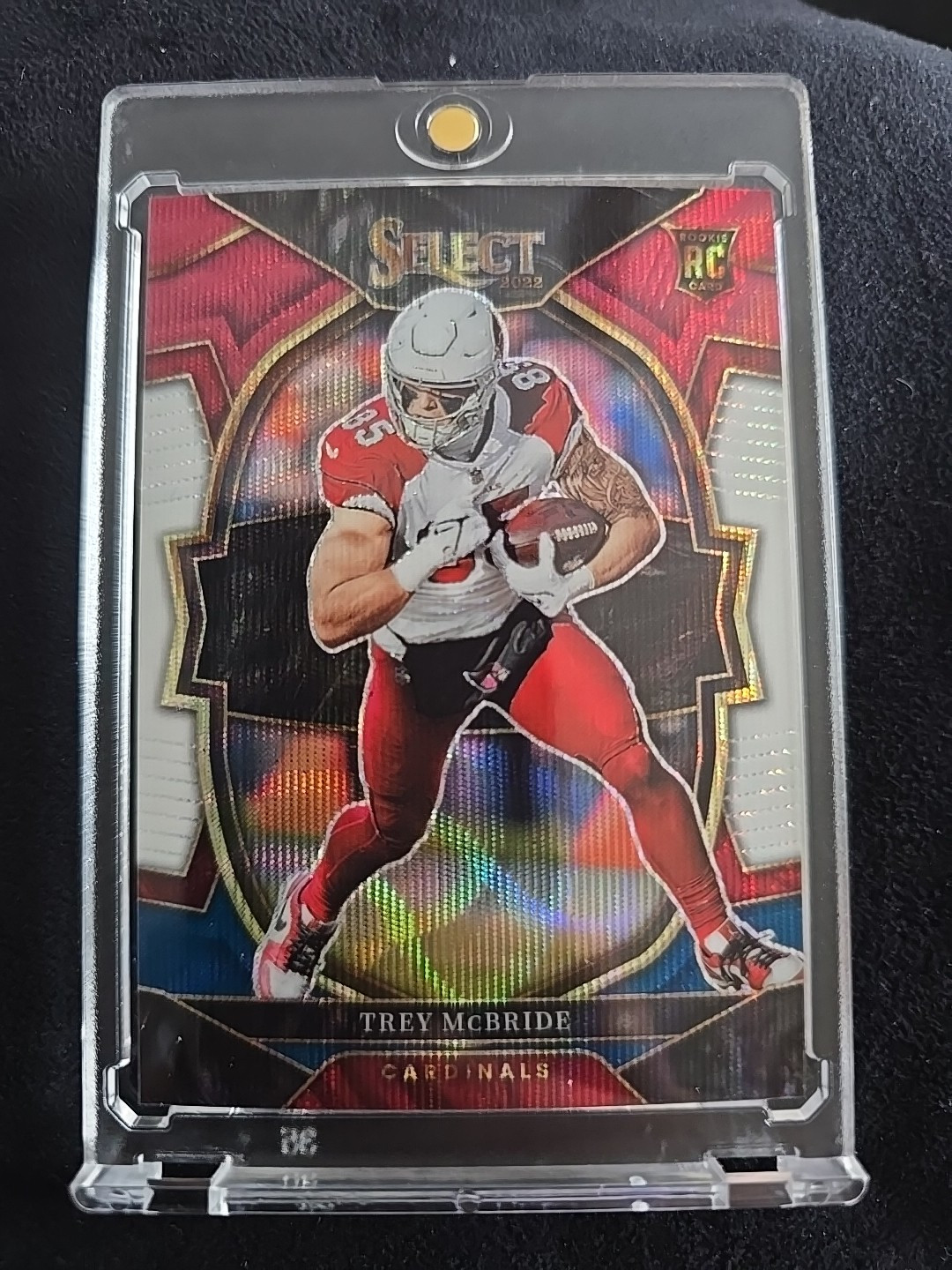 2022 Panini Select - Concourse Tri-Color Prizm #11 Trey McBride /249 (RC)