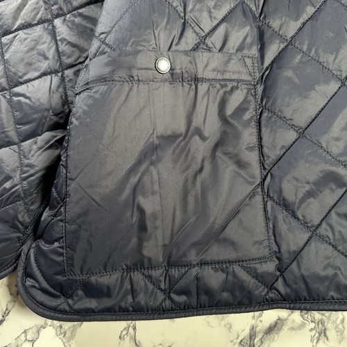 BARBOUR Mens Navy Blue Berber Fleece Zip Liner SIZE LARGE BNWT Gilet Authentic - Picture 9 of 12