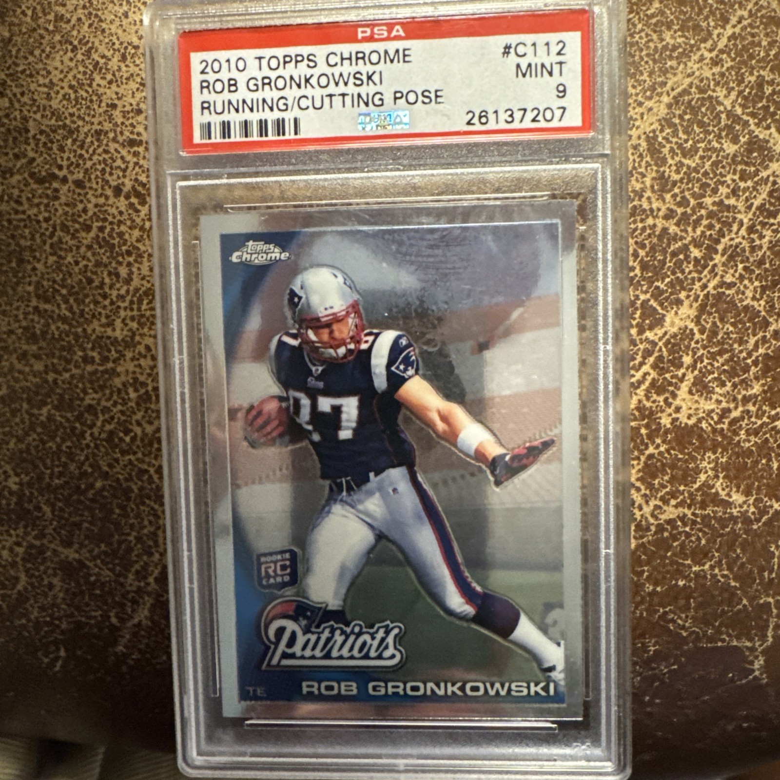 2010 Topps Chrome - Rob Gronkowski #C112 Ball in Right Arm (RC)