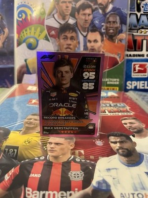 Max Verstappen - Topps F1 Turbo Attax 2022 - Record Breakers Pink Parallel - 286
