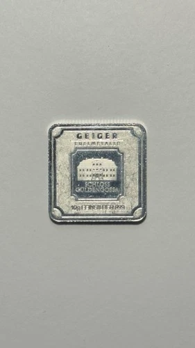 Geiger Edelmetalle 10 Gram .999 Fine Silver Square