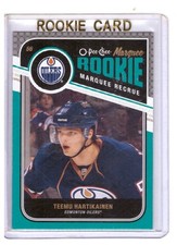 Teemu Hartikainen 2011-12 O-Pee-Chee Marquee Rookie Card #585