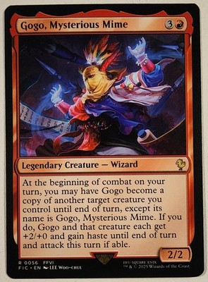 Gogo, Mysterious Mime 56 Commander: FINAL FANTASY Magic: The Gathering Rare NM