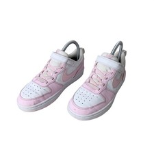 Nike Court Borough Low 2 Girls Kids 3Y Pink Athletic Sneaker Low Top Sporty