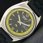 VINTAGE SEIKO ACTUS AUTOMATIC 7S26A JAPAN MENS BLACK COLOR DIAL WATCH a433625-a