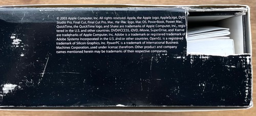 Apple DVD Studio Pro 2 Installer DVD Program DVD + Book - Untested - Picture 4 of 11