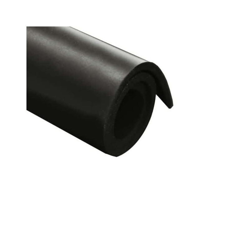 Feuille caoutchouc nitrile 100x140cm epaisseur 1mm stop fuite huile et carburant NBR