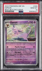 Espeon 086/197 Obsidian Flames Best Buy Exclusive Stamped Promo