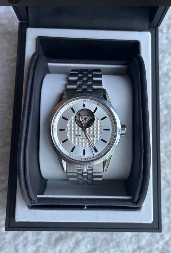 Reloj automático para hombre Raymond Weil Freelancer 2710-ST-65031 42 mm acero inoxidable Foto 2 de 4