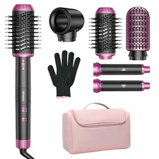 5 in 1 Hot Air Styler & Hair Dryer Brush, High-Speed Blow Dryer Fast Drying C...