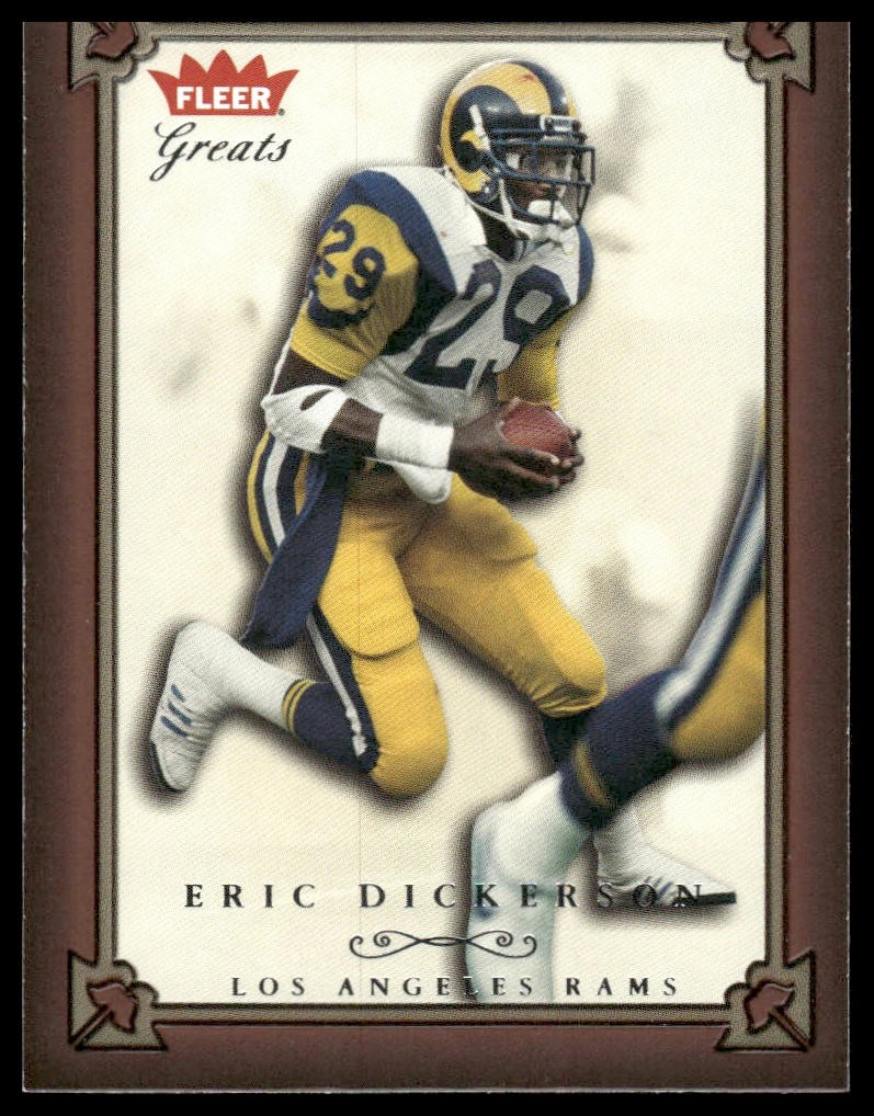 Eric Dickerson 2004 Fleer Greats of the Game #46 Los Angeles Rams