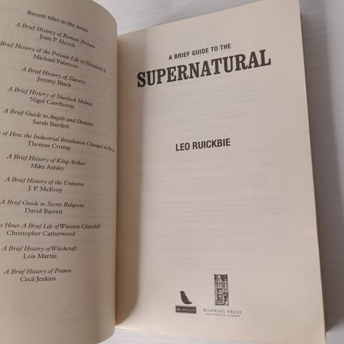 A Brief Guide to the Supernatural Book Leo Ruickbie Spirits Ghosts Hunting Rare - Picture 13 of 16