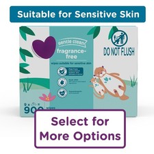 Fragrance Free Baby Wipes, 900 Count Select for More Options 