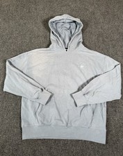 Stussy Circle Logo Hoodie Mens Small Blue Gra...