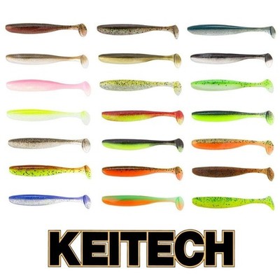 KEITECH Easy Shiner 3.5'' Weichköder für Barsch, Hecht und Zander
