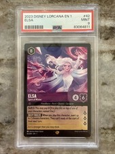 2023 Disney Lorcana The First Chapter Elsa - Spirit of Winter 42 PSA 9