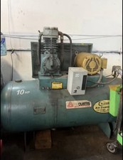 Curtis CT75 10 HP Horizontal Reciprocating Electric Stationary Air Compressor