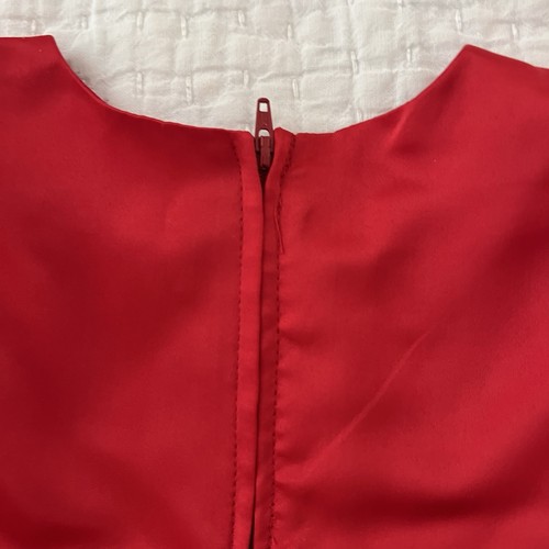 Bonnie Jean Dress Girls 6 Red Green Gold Christmas Holiday Party A Line Full - Picture 8 of 14