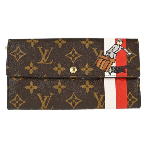 Louis Vuitton Monogram Groom Portefeuille Sarah Wallet M60034 CT0096 118145