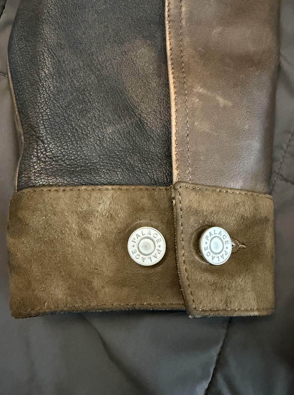 Palace Patchy Leather  Jacket Multi LARGE - image 12