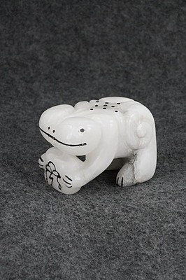 Frog Zuni Fetish Carving - Rick Kallestewa
