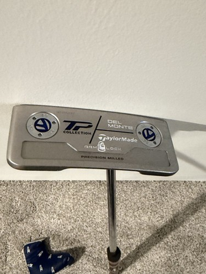 #ad TaylorMade TP Collection Hydro Blast Del Monte Putter Arm Lock 40in Steel Shaft $220.00