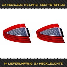 2X ABAKUS HECKLEUCHTE  LINKS + RECHTS FÜR FORD MONDEO IV STUFENHECK BA7 2.0 TDCI